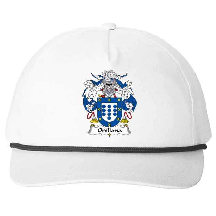 Orellana Coat Of Arms Family Crest Snapback Five-Panel Rope Hat