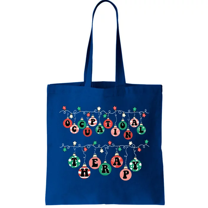 OT Christmas Occupational Therapy Therapist OT Merry Xmas Tote Bag