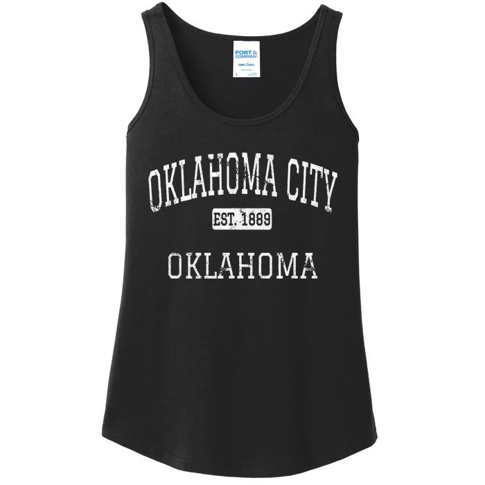 Oklahoma City Oklahoma Ok Vintage Ladies Essential Tank