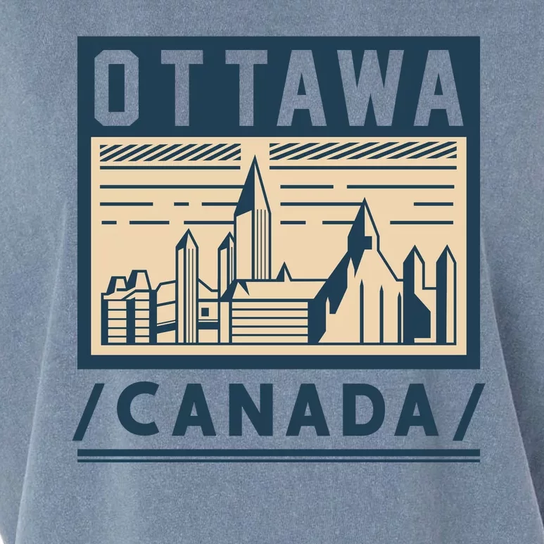 Ottawa Canada Garment-Dyed Women's Muscle Tee