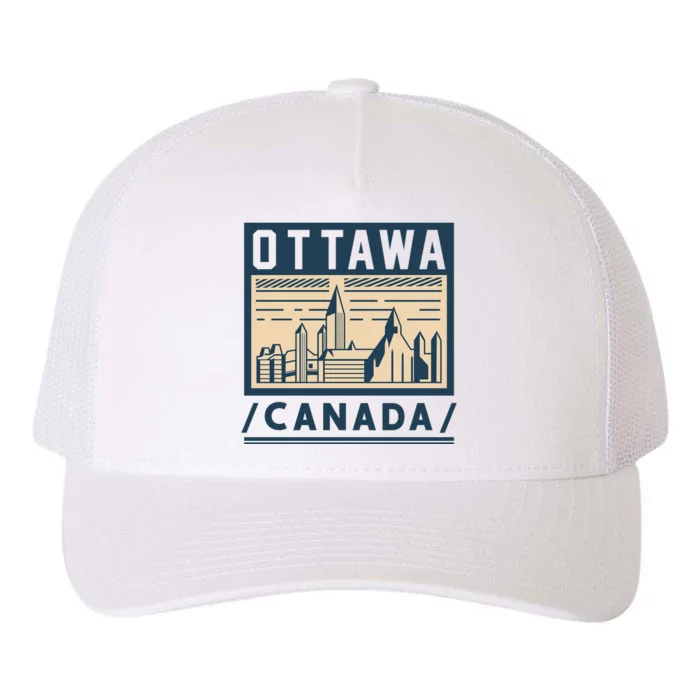 Ottawa Canada Yupoong Adult 5-Panel Trucker Hat