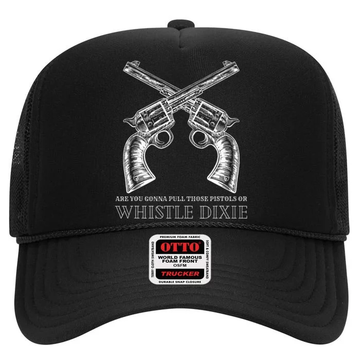 Outlaw Cowboy High Crown Mesh Trucker Hat