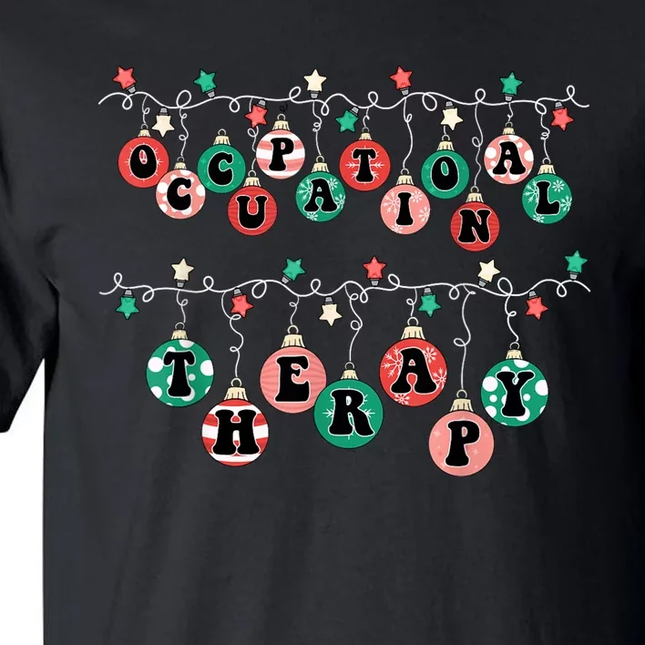 Ot Christmas Occupational Therapy Therapist Ot Merry Xmas Tall T-Shirt