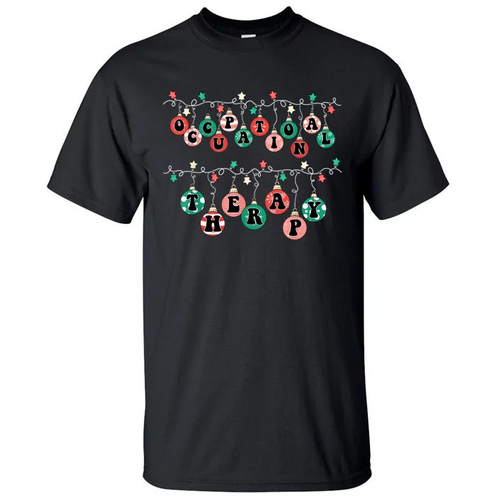 Ot Christmas Occupational Therapy Therapist Ot Merry Xmas Tall T-Shirt