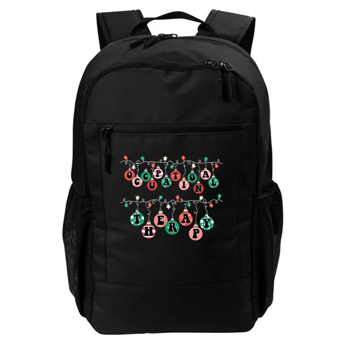 Ot Christmas Occupational Therapy Therapist Ot Merry Xmas Daily Commute Backpack