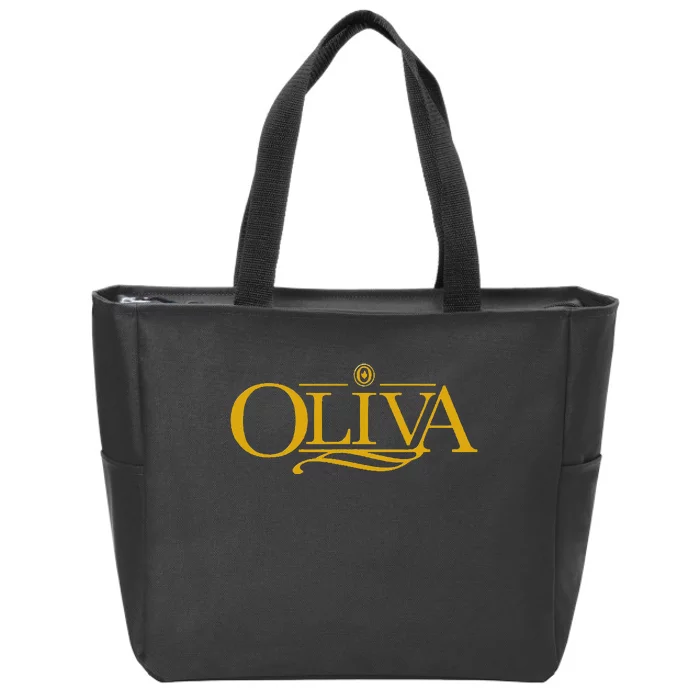 Oliva Cigar Zip Tote Bag