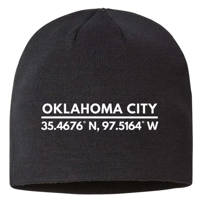 Oklahoma City Okc Fans Oklahoma City 8 1/2in Sustainable Knit Beanie