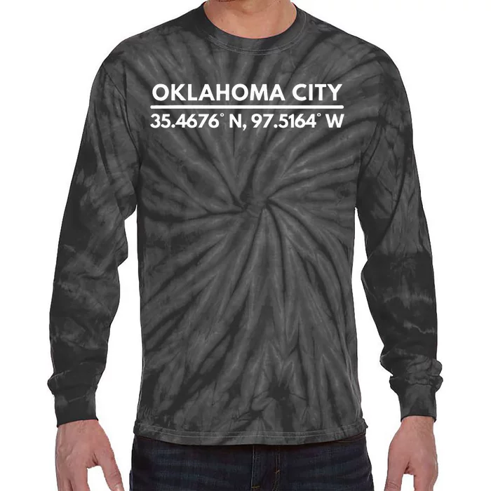 Oklahoma City Okc Fans Oklahoma City Tie-Dye Long Sleeve Shirt