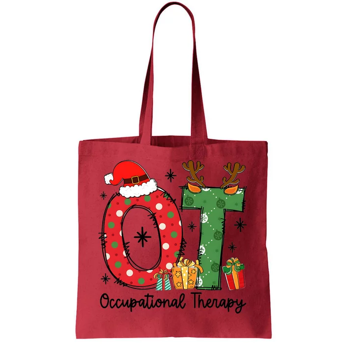 Ot Christmas Occupational Therapist Tote Bag