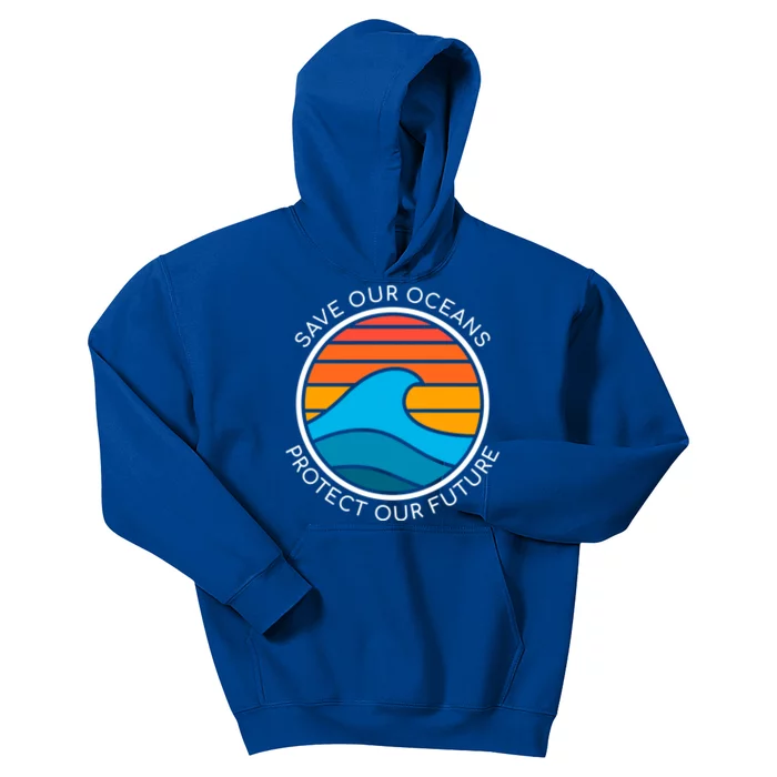 Ocean Conservation Quote Save Future Planet Water Earth Day Gift Kids Hoodie