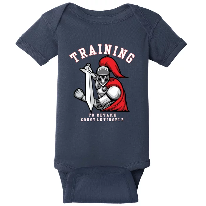 Orthodox Christian Retake Constantinople Baby Bodysuit