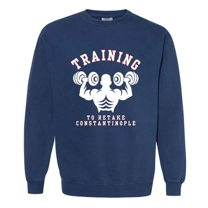 Orthodox Christian Retake Constantinople Garment-Dyed Sweatshirt