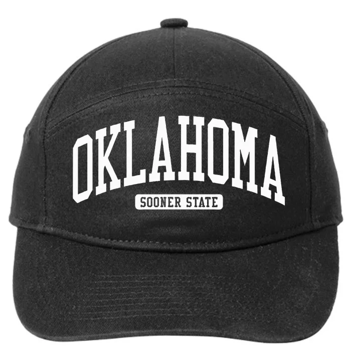 Oklahoma College Style 7-Panel Snapback Hat