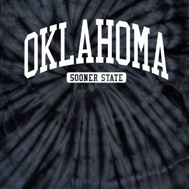 Oklahoma College Style Tie-Dye T-Shirt