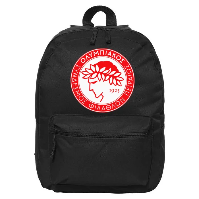 Olympiacos Club Supporter Fan Greece Greek 16 in Basic Backpack