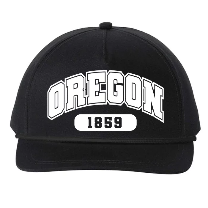 Oregon Collegiate Style 1859 Snapback Five-Panel Rope Hat