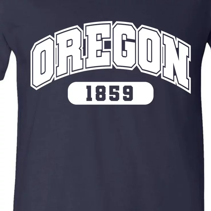 Oregon Collegiate Style 1859 V-Neck T-Shirt