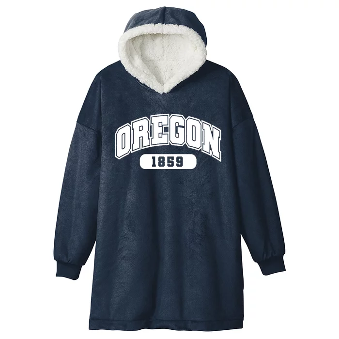 Oregon Collegiate Style 1859 Hooded Wearable Blanket