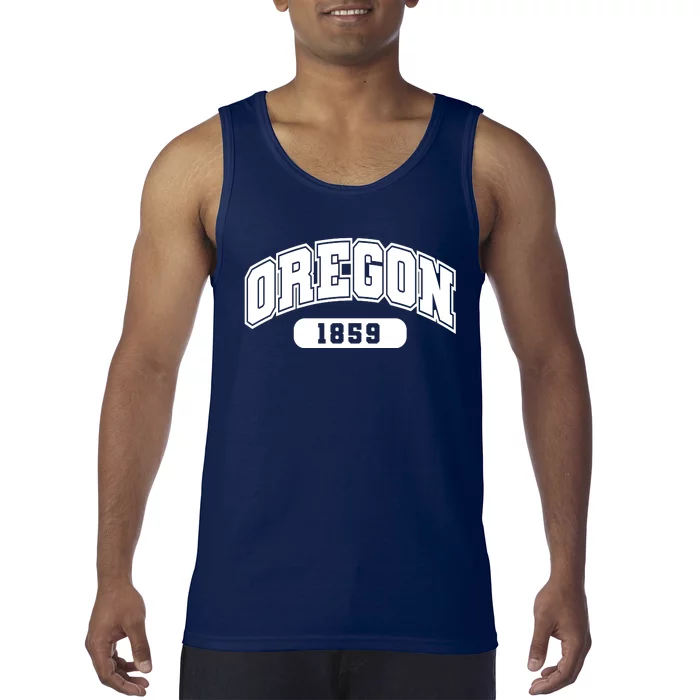 Oregon Collegiate Style 1859 Tank Top