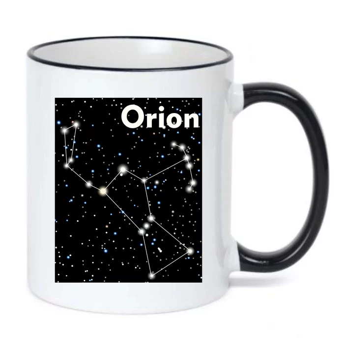 Orion Constellation Space Solar System Stars Black Color Changing Mug