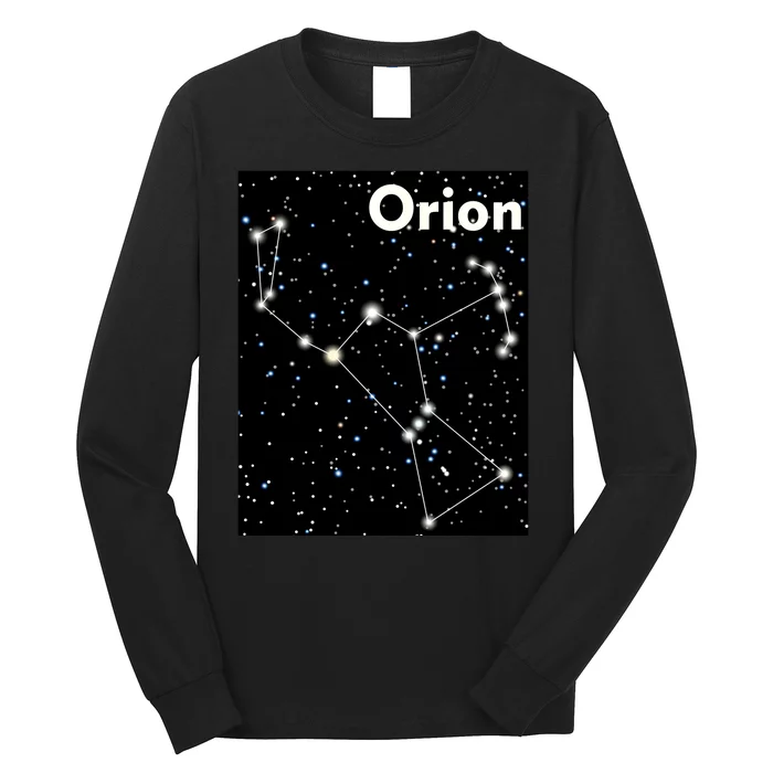 Orion Constellation Space Solar System Stars Long Sleeve Shirt