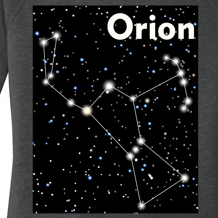 Orion Constellation Space Solar System Stars Women's Perfect Tri Tunic Long Sleeve Shirt