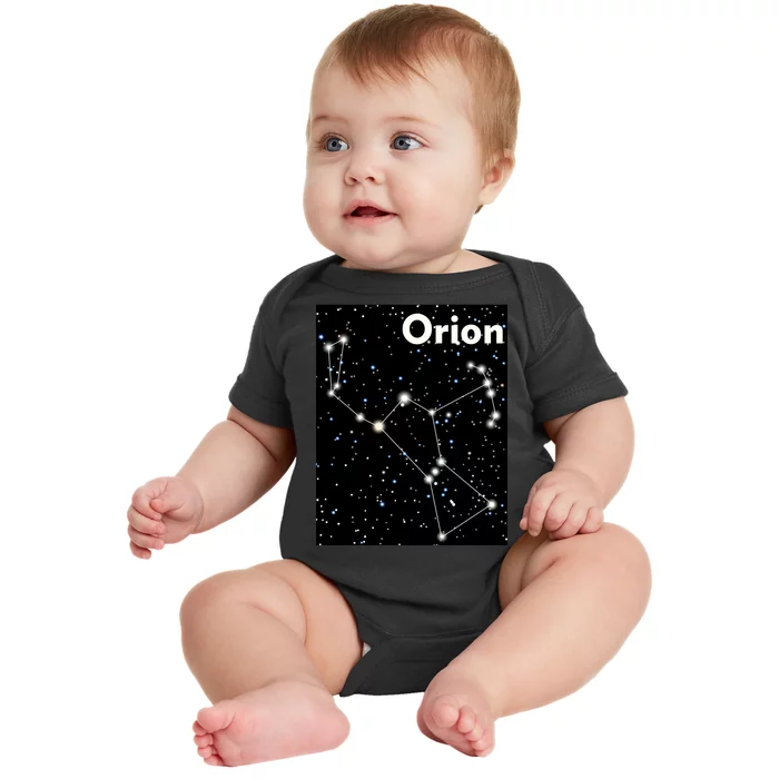 Orion Constellation Space Solar System Stars Baby Bodysuit