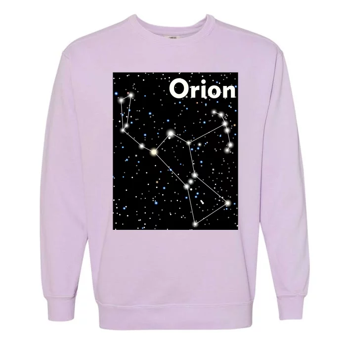 Orion Constellation Space Solar System Stars Garment-Dyed Sweatshirt