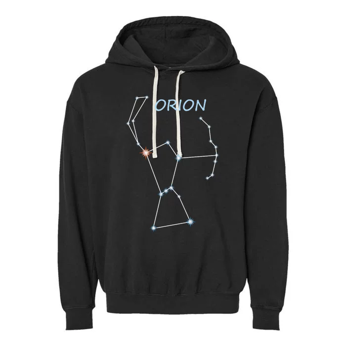 Orion Constellation Space Solar System Stars Astronomy Garment-Dyed Fleece Hoodie