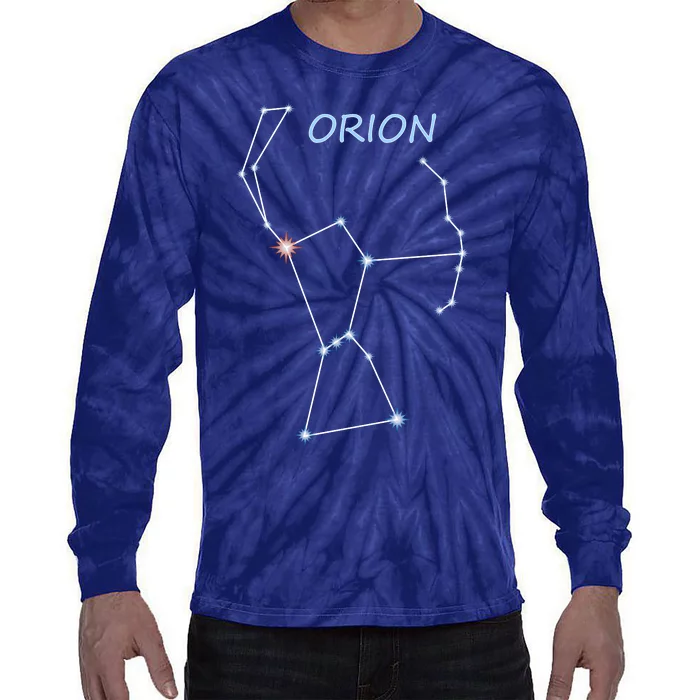 Orion Constellation Space Solar System Stars Astronomy Tie-Dye Long Sleeve Shirt