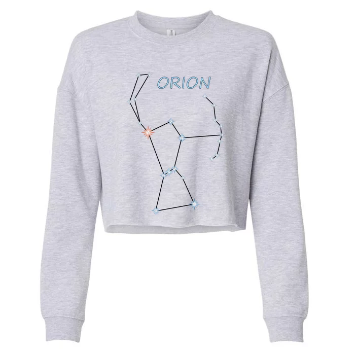 Orion Constellation Space Solar System Stars Astronomy Cropped Pullover Crew