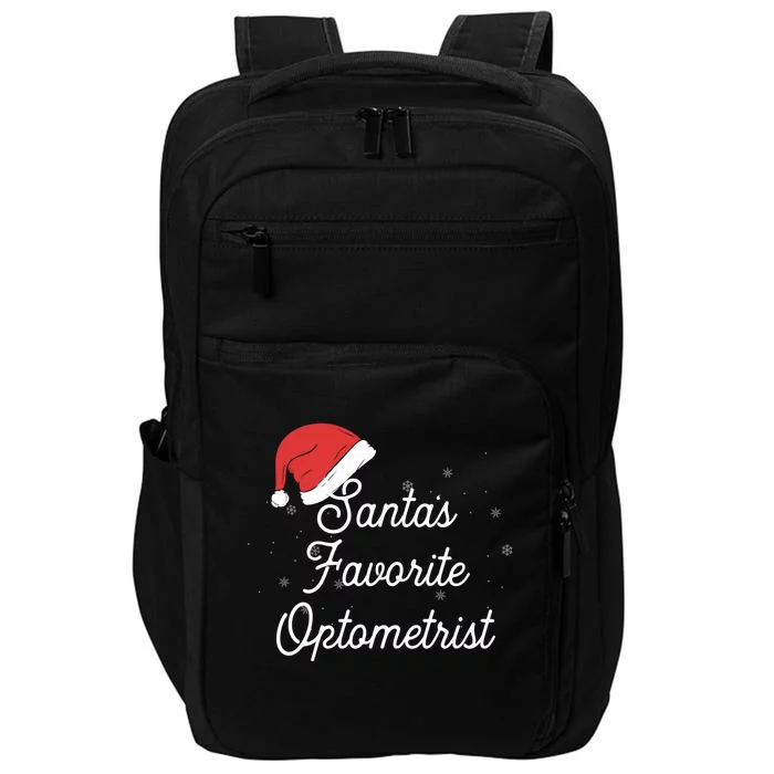 Optometrist Christmas Santa Optometry Eye Doctor Cute Gift Impact Tech Backpack