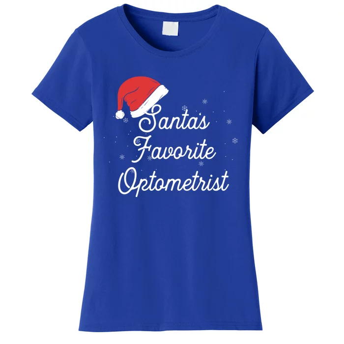 Optometrist Christmas Santa Optometry Eye Doctor Cute Gift Women's T-Shirt