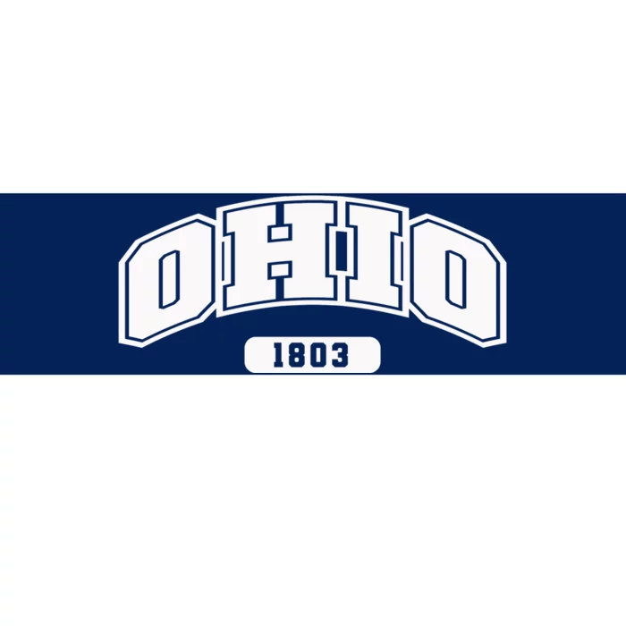 Ohio Collegiate Style 1803 Bumper Sticker