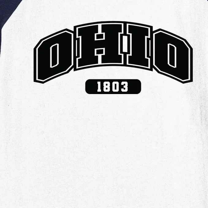 Ohio Collegiate Style 1803 Baseball Sleeve Shirt