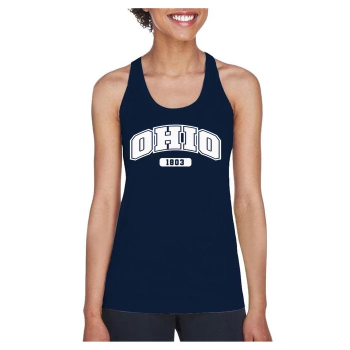 Ohio Collegiate Style 1803 Women's Racerback Tank