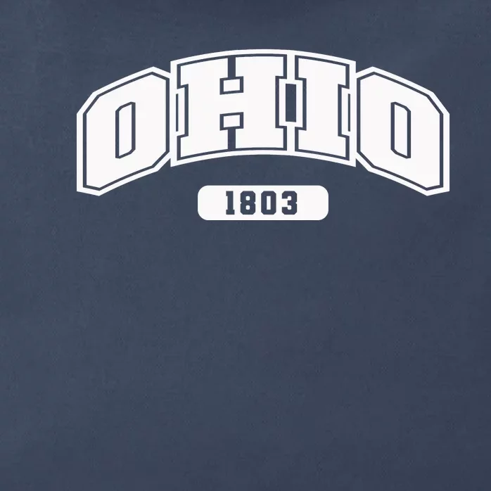 Ohio Collegiate Style 1803 Zip Tote Bag