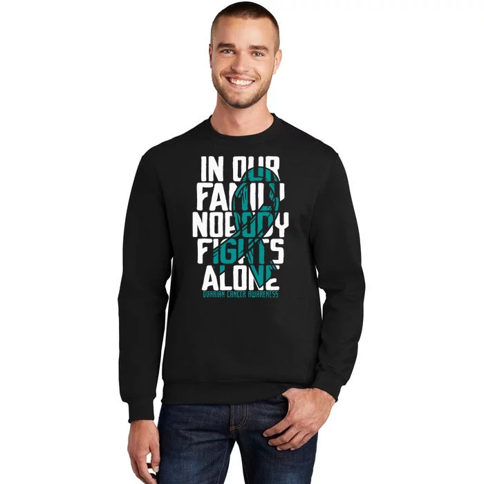 Ovarian Cancer Support Tee Family Ovarian Cancer Awareness Sweatshirt