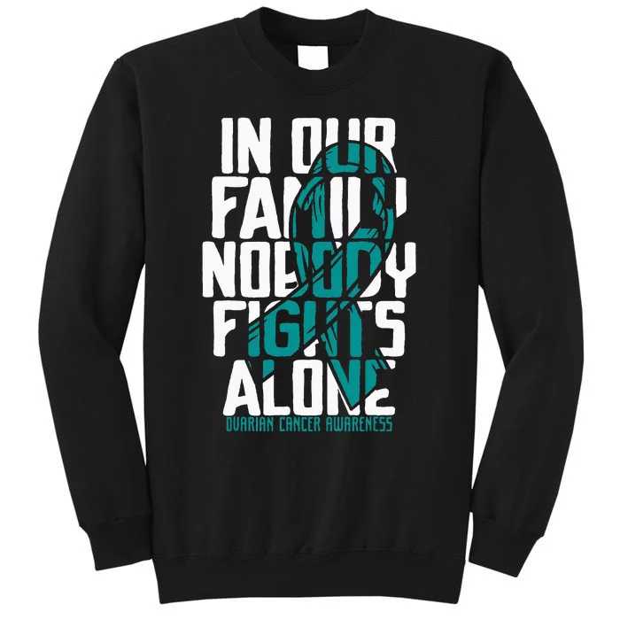 Ovarian Cancer Support Tee Family Ovarian Cancer Awareness Sweatshirt