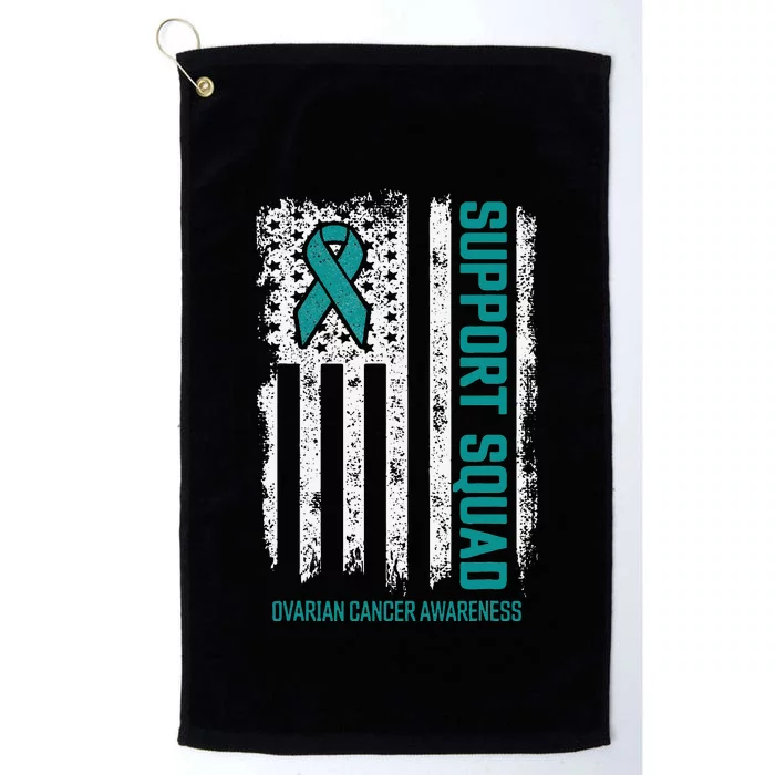 Ovarian Cancer Support Squad Ovarian Cancer Awareness Platinum Collection Golf Towel