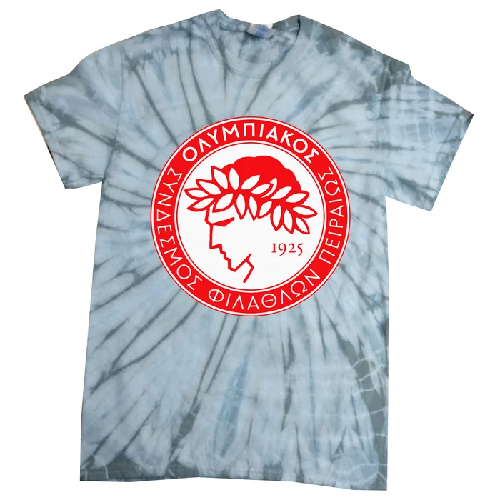 Olympiacos Club Supporter Fan Greece Greek Tie-Dye T-Shirt