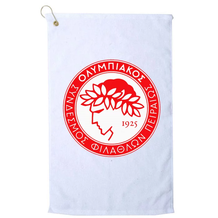 Olympiacos Club Supporter Fan Greece Greek Platinum Collection Golf Towel