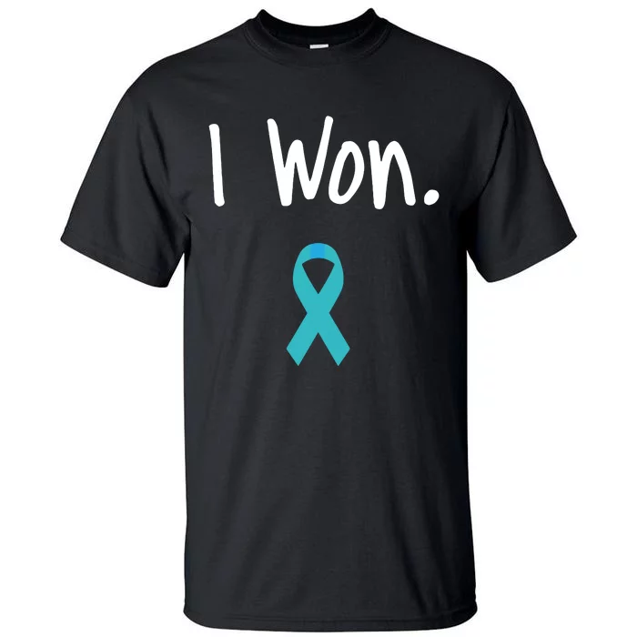 Ovarian Cancer Survivor I Won Ovarian Cancer Awareness Tall T-Shirt