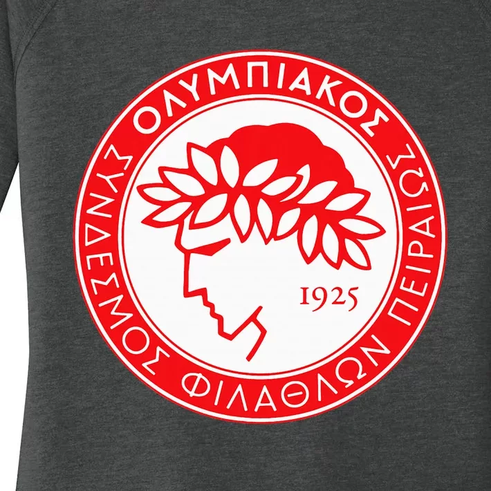 Olympiacos Club Supporter Fan Greece Greek Women's Perfect Tri Tunic Long Sleeve Shirt