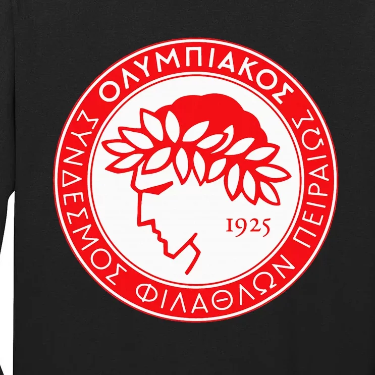 Olympiacos Club Supporter Fan Greece Greek Tall Long Sleeve T-Shirt