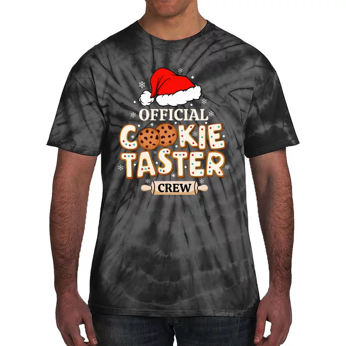 Official Cookie Taster Crew, Funny Christmas Baking Team Tie-Dye T-Shirt