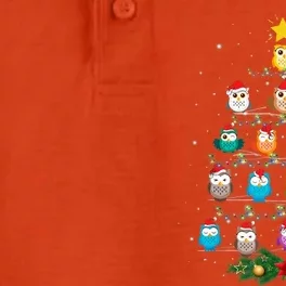 Owl Christmas Tree Lights Xmas Pajama Gifts For Owl Lovers Dry Zone Grid Performance Polo