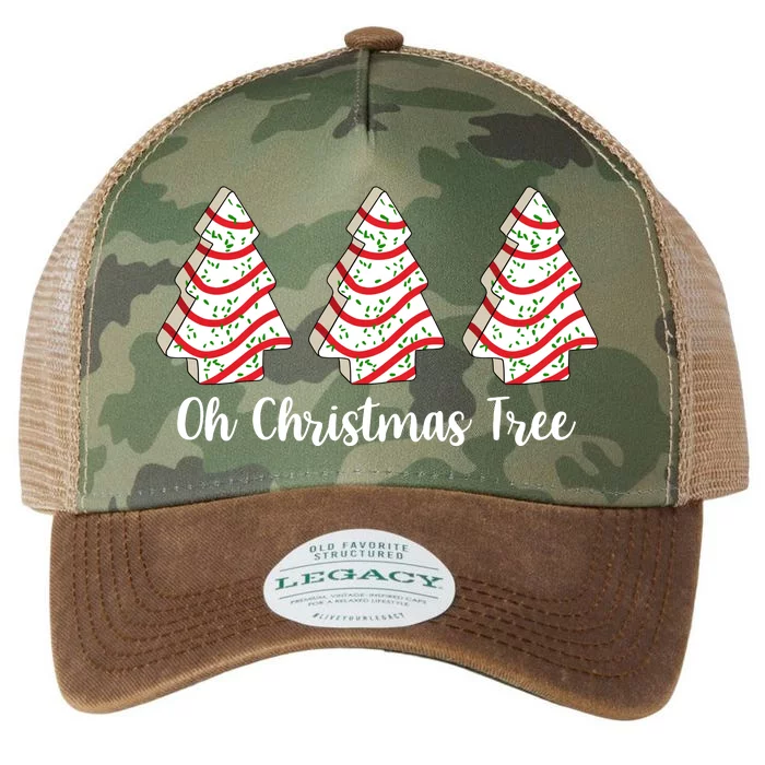 Oh Christmas Tree Holiday Cookie Legacy Tie Dye Trucker Hat