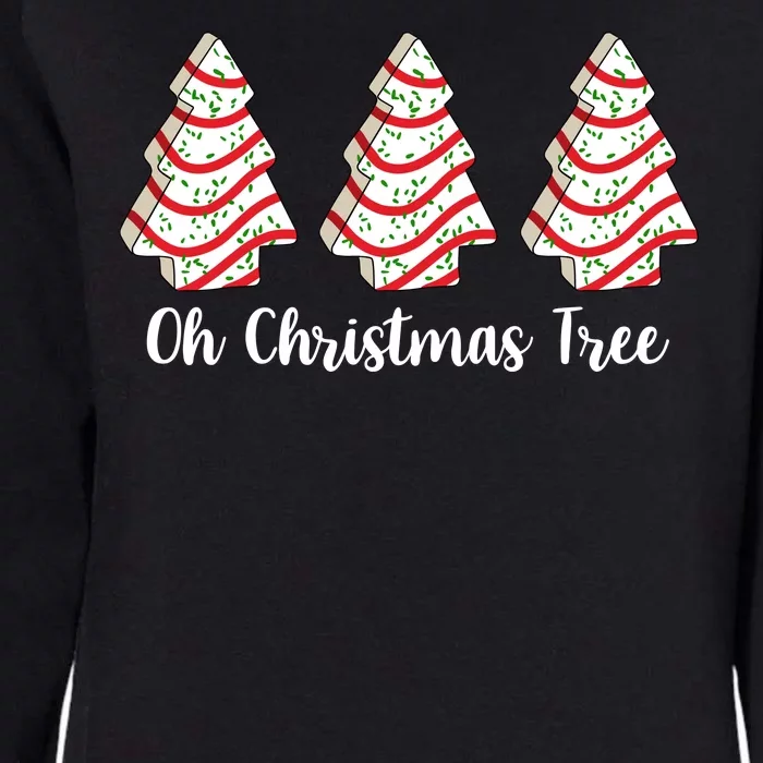 Oh Christmas Tree Holiday Cookie Womens California Wash Sweatshirt