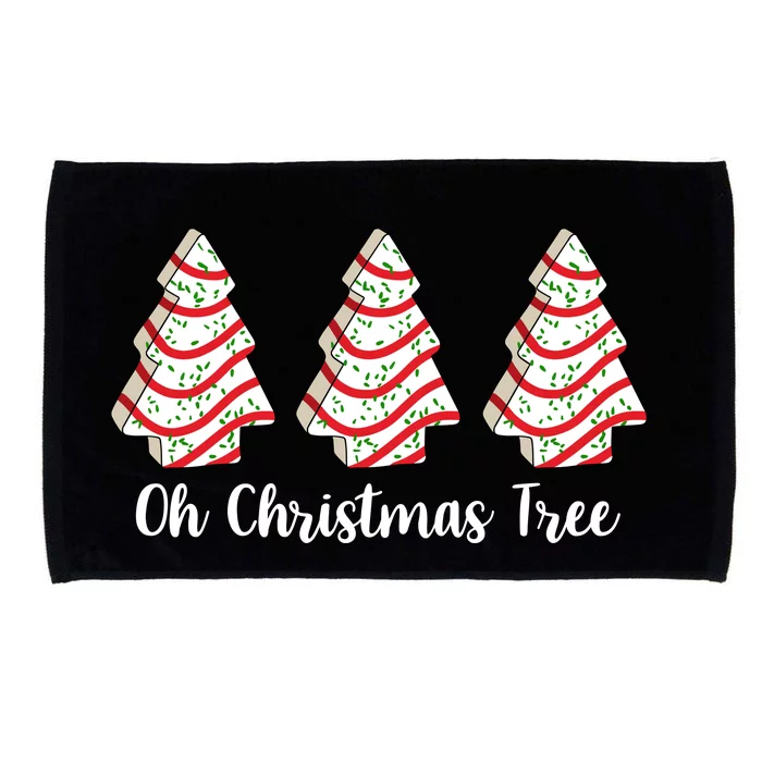 Oh Christmas Tree Holiday Cookie Microfiber Hand Towel